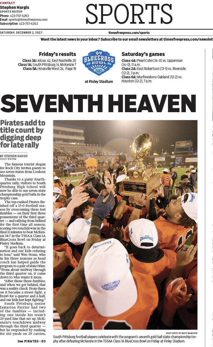 South Pittsburg FB tweet media