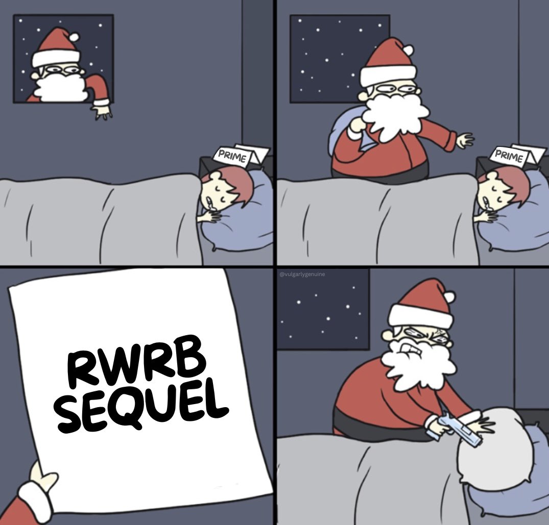 vulgarlygenuine's tweet image. prime if they were santa: