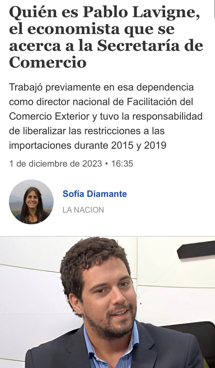 Incorruptible, experimentado, sabe todo de comercio, trabaja en equipo. Que se dé <a href="/PALavigne83/">Pablo Lavigne</a> Hará una gran diferencia. Los banquineros lo van a sufrir.