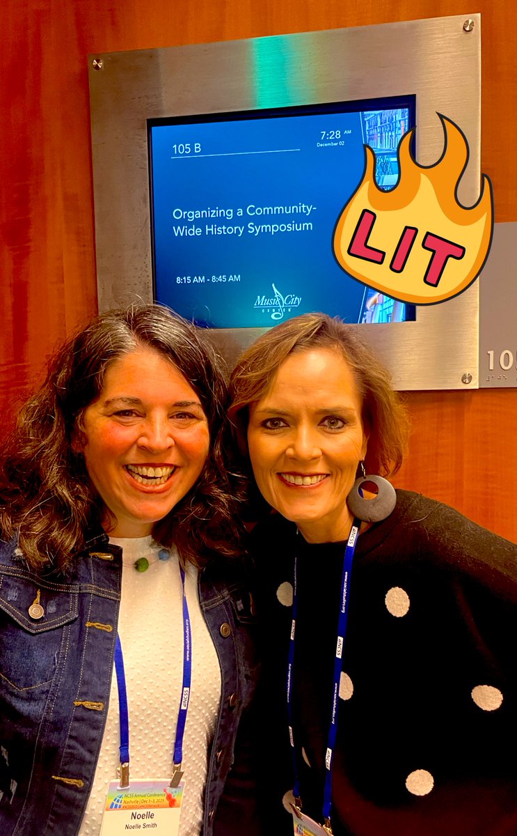 Please join <a href="/wilhoitl/">Lori Wilhoit</a> and me at 8:15 in Room 105B for Organizing a Community Wide History Symposium. #NCSS2023 <a href="/NCSSNetwork/">National Council for the Social Studies (NCSS)</a>  

For those who love history, we want to rock out loud with you. #HistoryMatters