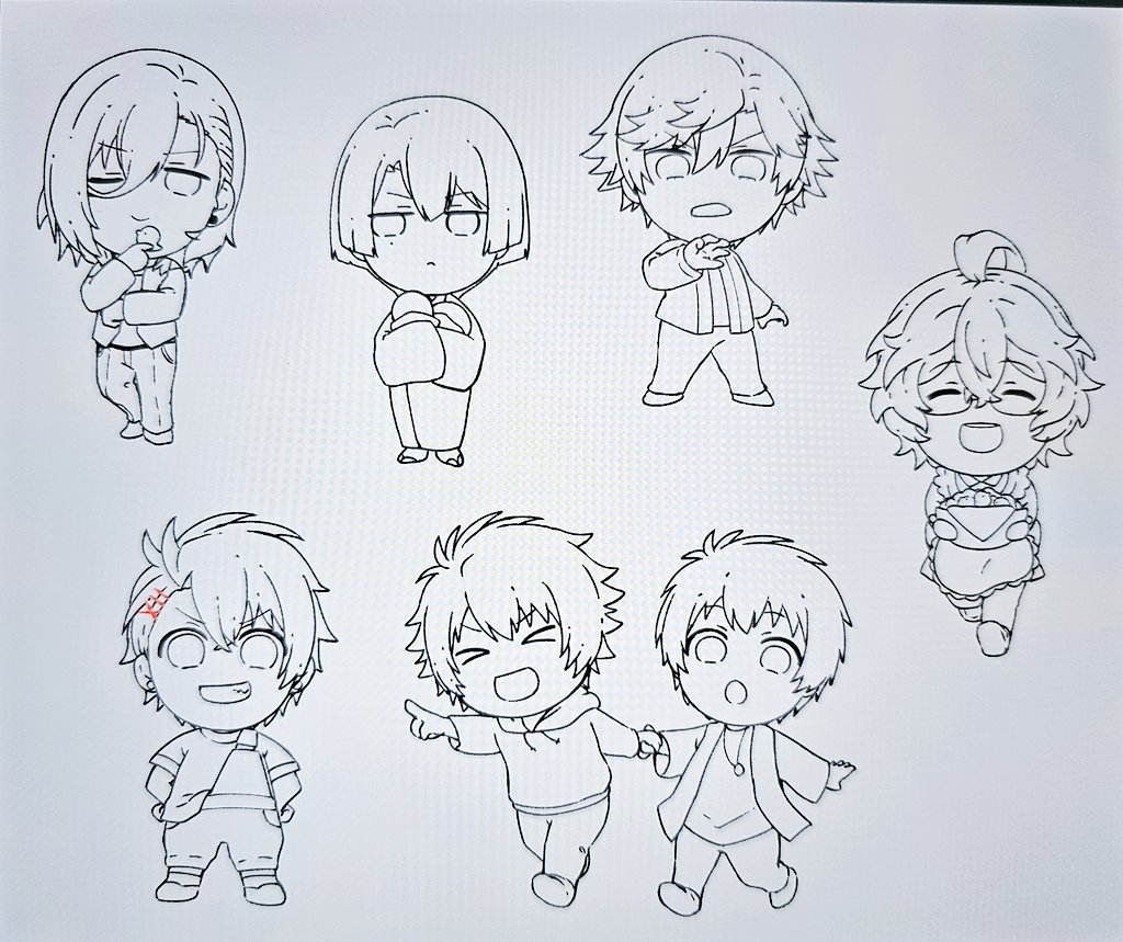 全員できた～
1月28日に『ちびプリ』本を配布予定です‼️
よろしくお願いします～💙 