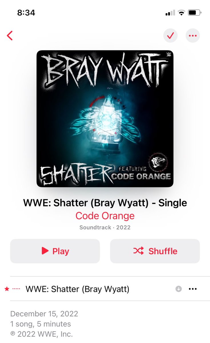 My theme song to life ⭕️

#braywyatt #wyatt6 #thewyattog #smackdown #raw #wwe #unclehowdy #revelinwhatyouare #thefiend #ripbraywyatt #windhamrotunda #shatter #codeorange