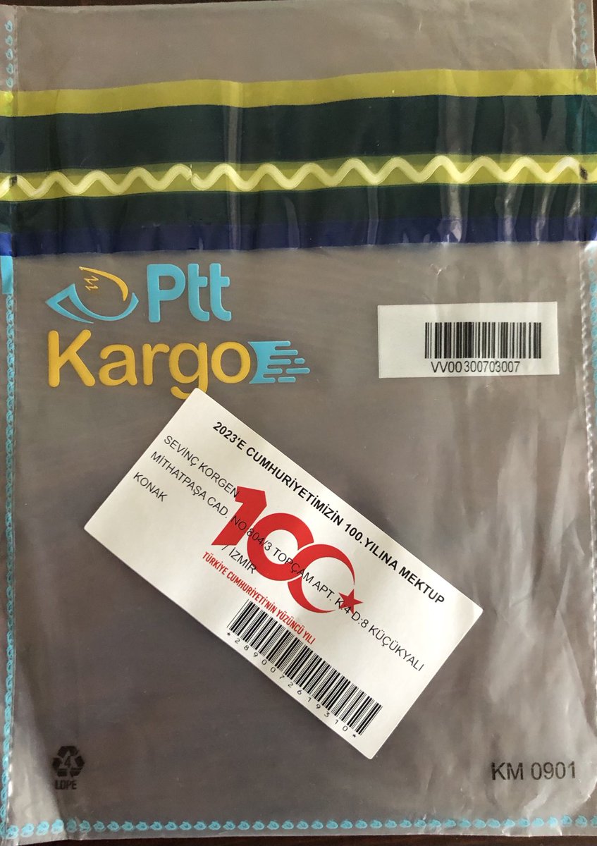 2000 senesi Milenyumun ilk yıllarında Ptt nin başlattığı Cumhuriyetin 100. Yılına mektup kampanyası bugün adres değişikliği olmayan ve hala sağ olanlara başarı ile ulaştığını gördük.         Ancak bu günleri göremeyen ve adreslerinde bulunamayanlar için çalışma yapılabilir mi ?