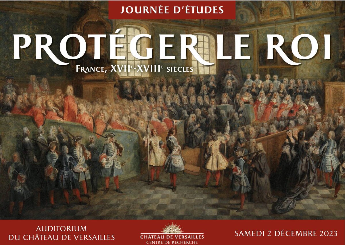 TFressin's tweet photo. A Versailles, pour la journée d’étude du @CRCVersailles « Protéger le roi » dont je suis co-organisateur. 😊 https://t.co/rVoN77G2hS