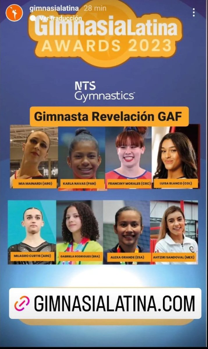 Gimnasta Revelación 🫶🏻

Vayan a votar al siguiente link!!!

gimnasialatina.com/awards23/?fbcl…