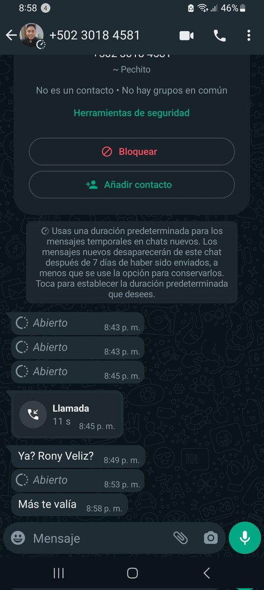 ClarOscuroNews's tweet photo. EDITOR Y CORRESPONSAL DE CLAROSCURO NOTICIAS AMENAZADOS POR EL HERMANO DEL REGISTRADOR CIVIL DEL RENAP EN JUTIAPA 
@renapgt @MPguatemala @PNCdeGuatemala @FIP_AL
https://t.co/ZIaIP4dsks https://t.co/qsPIsLjm4M