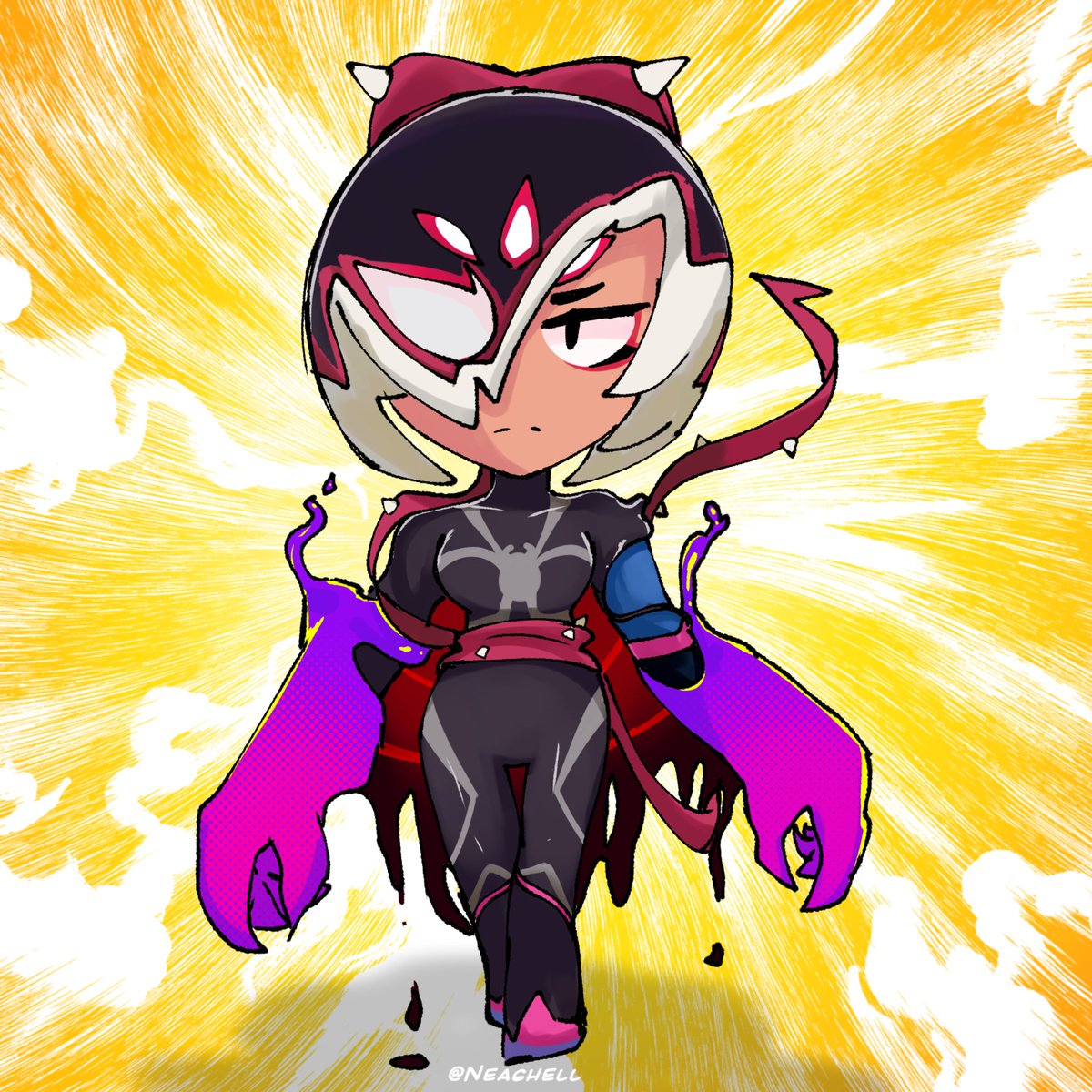 neaghell's tweet photo. 🖤🫶🏻✨Venomized Amazing Charlie✨🫶🏻💜

after the last post of brawl Stars as soon as I saw it I remembered the movie in which venom appears for the first time ahhhhhhh✨

#BrawlStars  #brawlstarsfanart #BrawlStarsCharlie #SpiderVerse #Venom https://t.co/TtzZ032oea