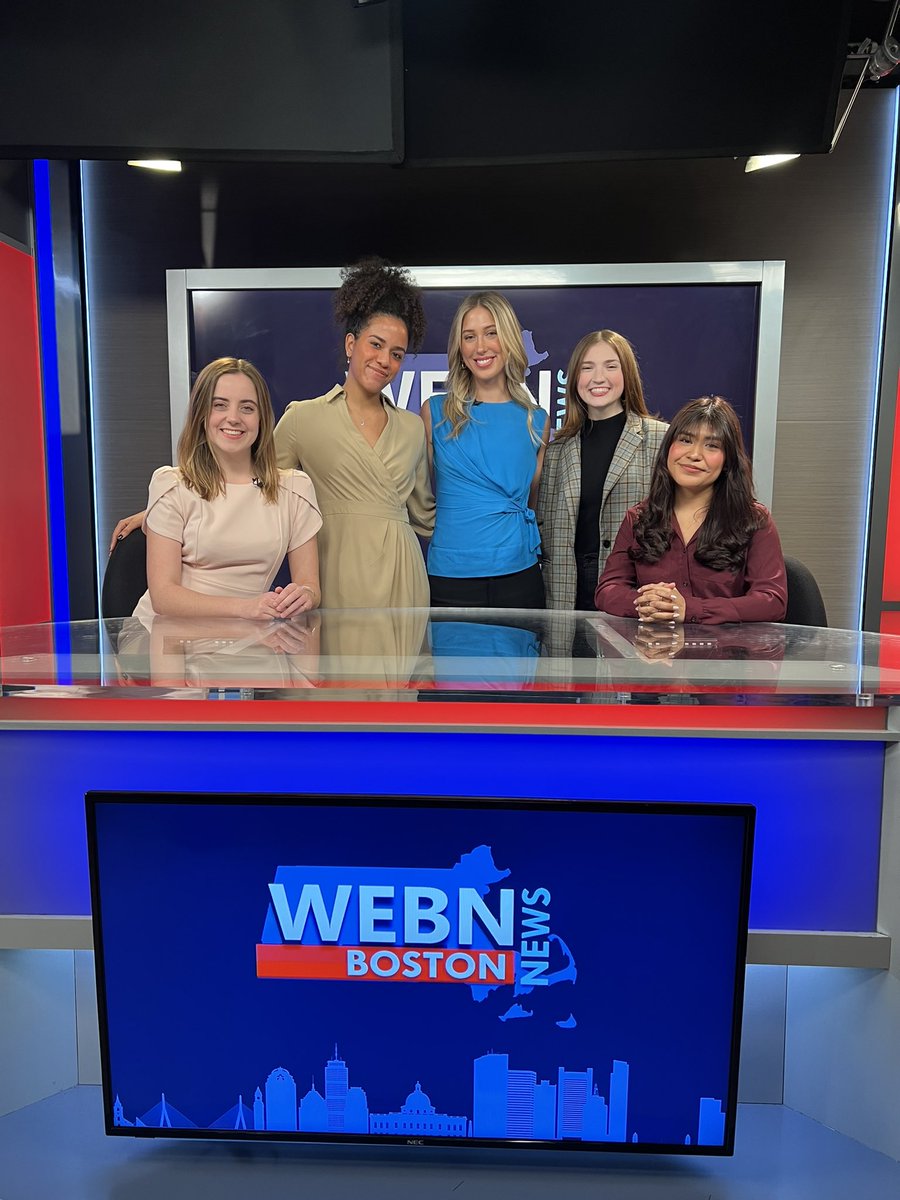 Had the absolute pleasuring of anchoring the <a href="/WEBNBoston/">WEBN News</a> &amp; <a href="/EmersonChannel/">The Emerson Channel</a> &amp; <a href="/EmChanSports/">Emerson Channel Sports</a> End-of-Semester Showcase! Couldn’t have done it without @paycavanaugh next to me and Director <a href="/mollygdougherty/">Molly Dougherty (she/they)</a> in my ear #WEBNreputationera ❣️