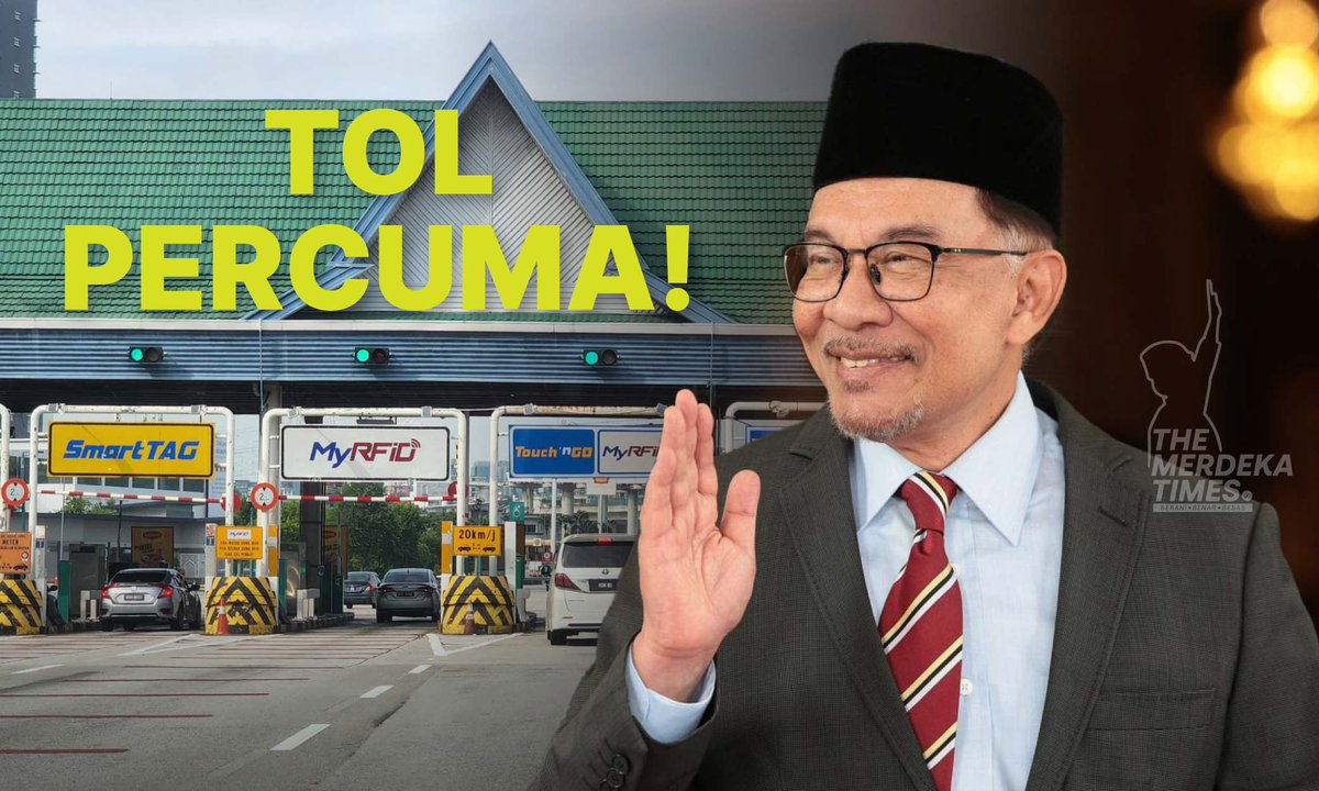 racunsanasini's tweet photo. Kerajaan bagi tol Percuma selama setahun bermula harini 1 december.

Cara claim👇🏼 https://t.co/taTw8CEoXY