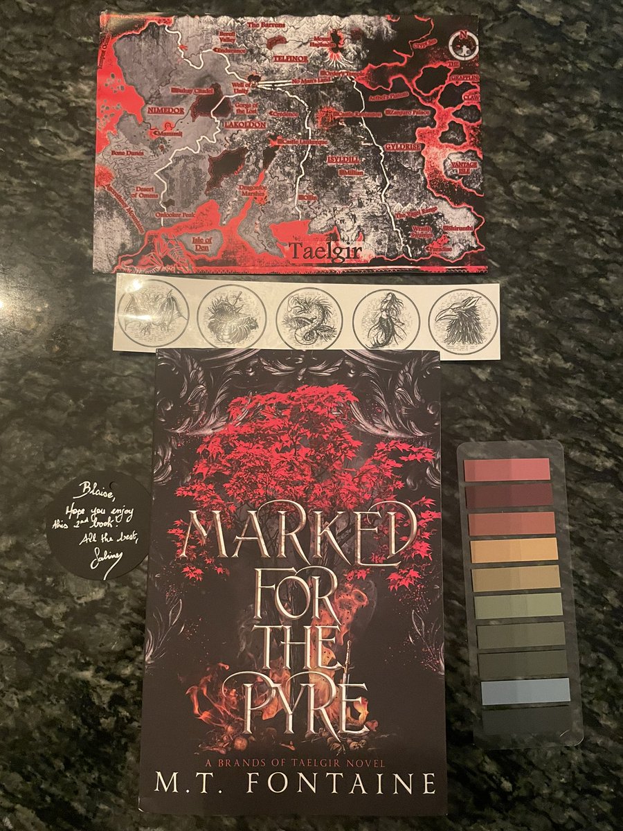 Feeling much better this morning. Now reading Marked for the Pyre by <a href="/MT_Fontaine/">M T Fontaine</a>. The long awaited sequel I’ve been wanting to sink my teeth into.