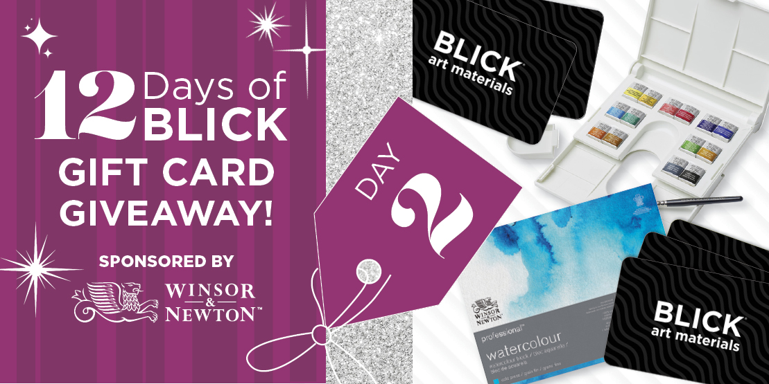 🎁✨ 12 Days of BLICK, Day 2! ✨🎄 Enter to WIN a $100 BLICK Gift Card! ❄️ We're giving away three $100 BLICK Gift Cards every day through December 12, so enter daily for a chance to win! ow.ly/mnIN50Q9Z9c