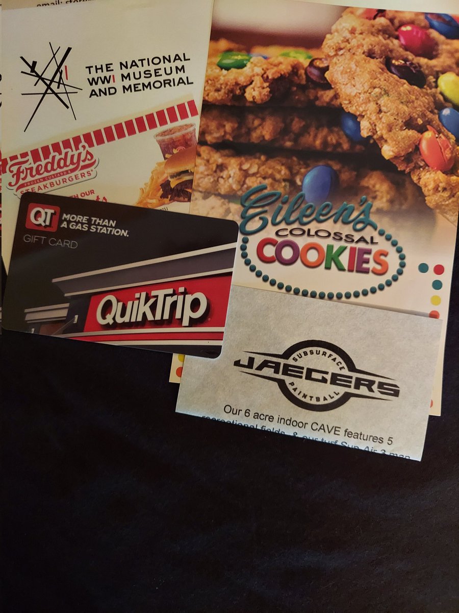 Today is the day! We still have spots available for walk ups. Check-in begins at 9:30, and bingo is from 10-12 at <a href="/ChickenNPickle/">Chicken N Pickle®</a> in NKC. There will be plenty of awesome prizes for bingo and raffle winners like these from <a href="/jaegerspb/">Jaegers Paintball</a> <a href="/FreddysUSA/">Freddy's Frozen Custard & Steakburgers</a> <a href="/QuikTrip/">QuikTrip</a> <a href="/TheWWImuseum/">National WWI Museum</a>