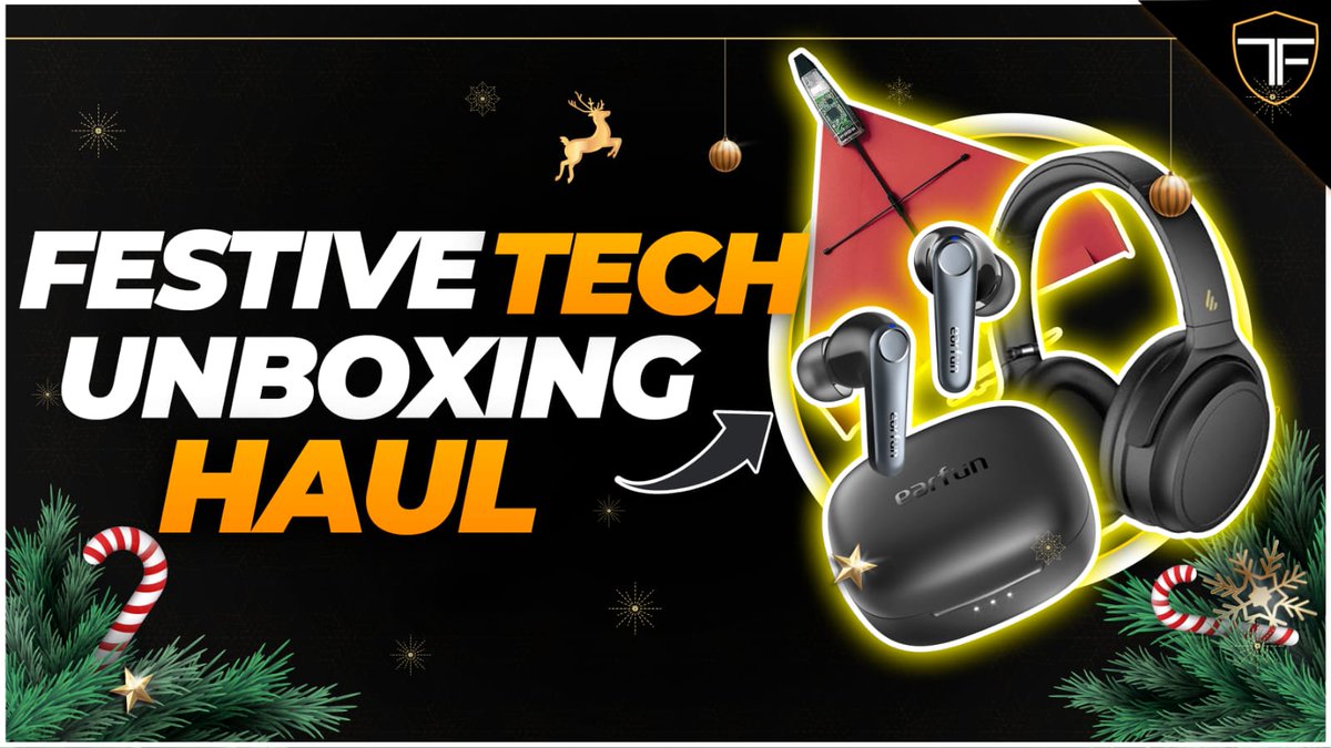TechForce2016's tweet photo. Festive Tech Unboxing Haul - Unwrap the Magic of Christmas Gadgets: PowerUp 4.0, Edifier, and More!
https://t.co/wsTrSyDOOw

#edifier #powerup #edifierheadphones #fntsmartphonecase #earfun #earfunfreepro3 #earbuds #headphones #chargingstand #techforce #tech #gadgets #technology https://t.co/96nSUAA3AM