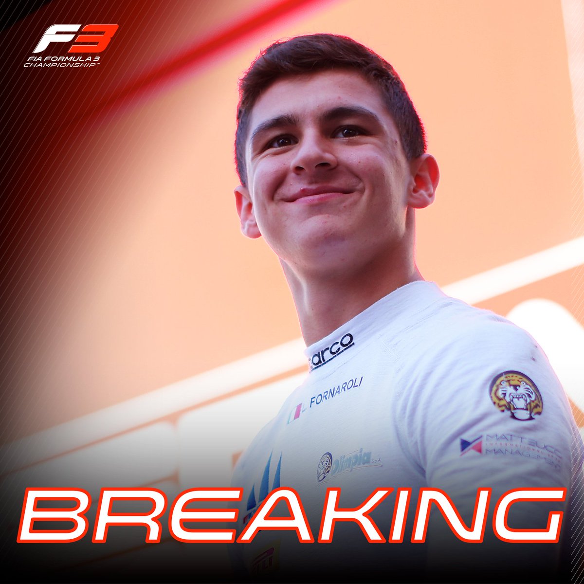Formula3's tweet photo. Fornaroli ๐ค @trident_team
The Italian driver sticks with the Italian squad for his second season in Formula 3 ๐ฎ๐น๐ฎ๐น
#F3 #RoadToF1 https://t.co/6mFtsw0zSQ