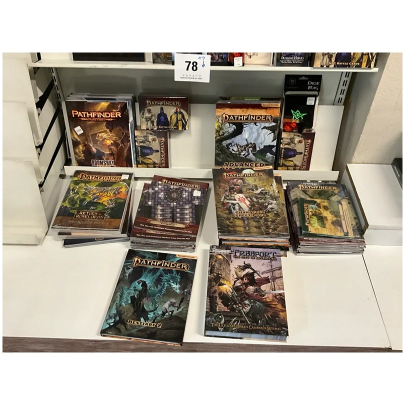 #Pathfinder veiling online
zurl.co/6oCr
Partij diverse boeken en mappen PATHFINDER +- 55 verschillende items, sommige dubbel