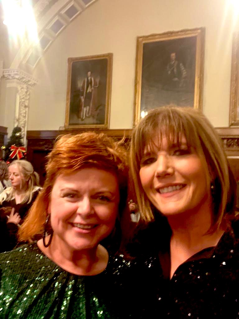Great to see @clare_guinness in sparkling form yesterday evening in City Hall at the @BelfastChamber Christmas party ✨