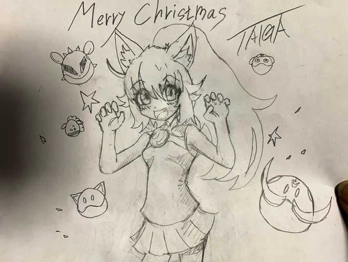 プラクリでクリマス交換会にてプレゼントに入れておいたイラストになります 今日無事にゲットした方(まさかの身内)だったので笑いましたがこんな感じでした(?) 中身はシュツルムガルスHGと ターンエーとシルバースモーの旧キット入れておきました