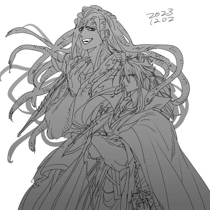 #くれまいにち 青秀(同化後)と紅炎 