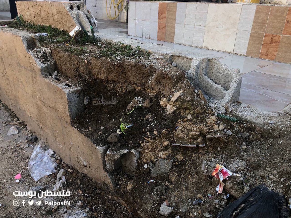 Timesofgaza's tweet photo. Not an Airstrike-in the West Bank:

a raid by occupation forces causes extensive damage in Balata refugee camp east of Nablus. https://t.co/MpXRRXuFcV