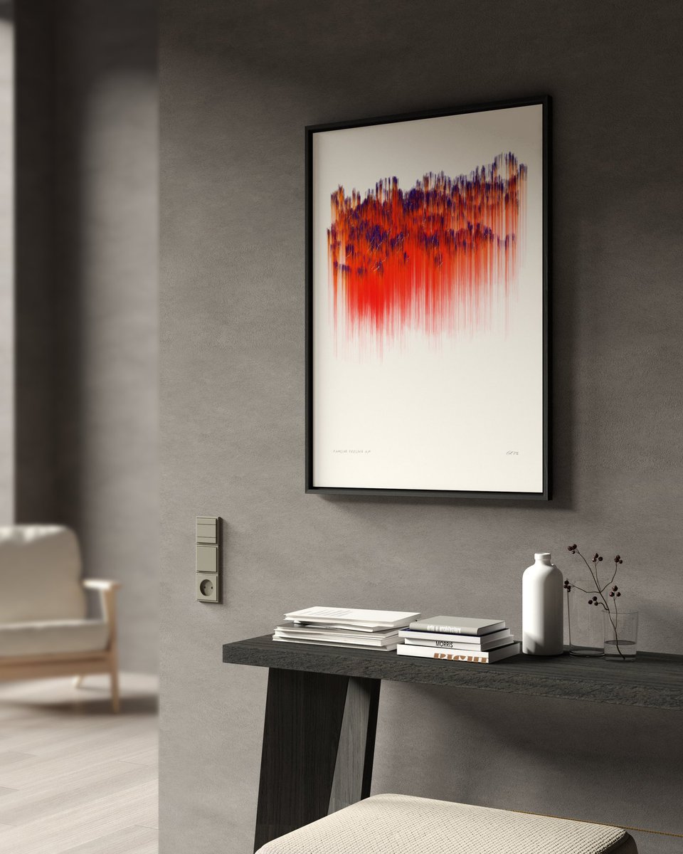 monotonstereo's tweet image. FAMILIAR FEELING [ MOLOKO ]
Fine art print on Hahnemühle PhotoRag (308) paper. 
Limited Edition of 5 (per format). 
Signed. 2023
30 x 40 cm
50 x 70 cm
70 x 100 cm

#generativeart #music #moloko #abstractart #LimitedEdition