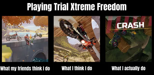 TrialXtreme's tweet photo. Who else feels this? 😅

#TrialXtreme #whatIactuallydo https://t.co/M9S2vZBcAl
