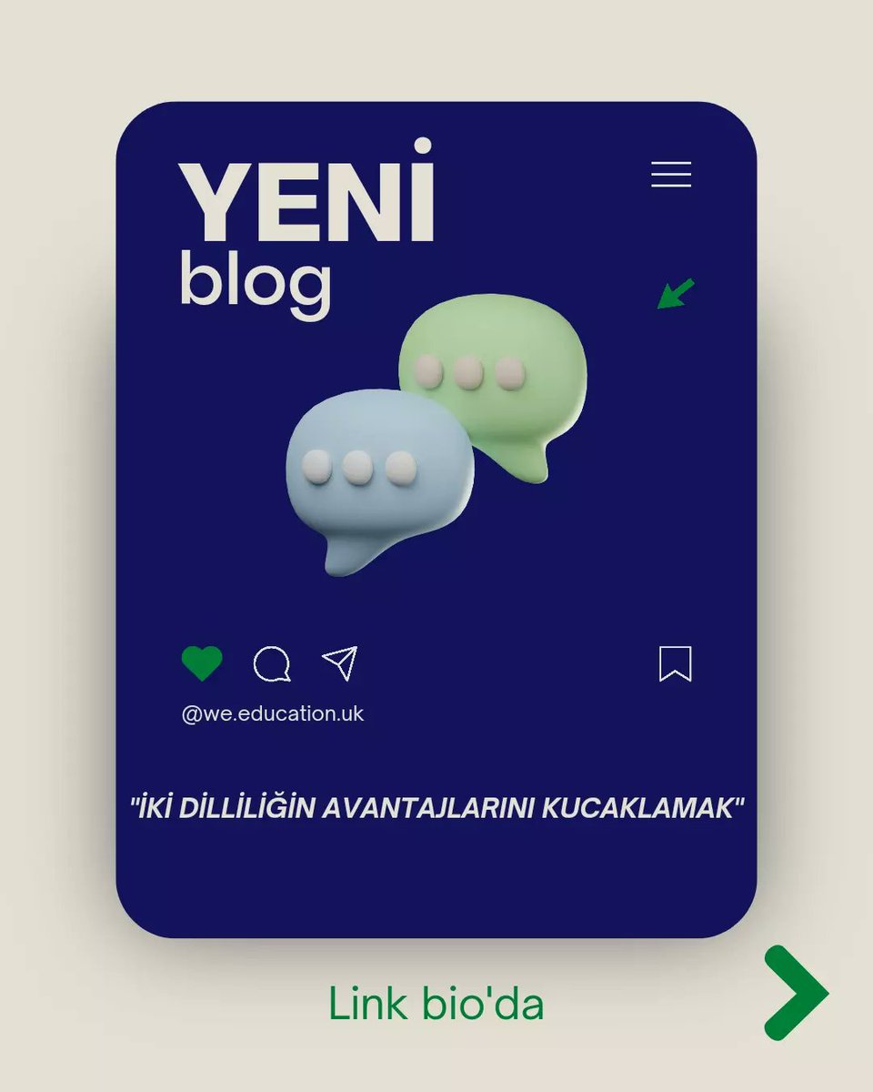 we_education_uk's tweet photo. Blog'dan Taze: İki dilliliğin avantajlarını kucaklamak başlıklı yeni blog yazımızla karşınızdayız! 🥁 Günümüzün küresel ortamında iki dilliliğin, özellikle İngilizce konuşmanın gerek iş gerek sosyal anlamda sağladığı avantajları anlattık. https://t.co/vxVX7NDZ6P https://t.co/3pL6G0fUG7