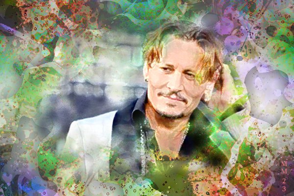 Meepsia's tweet image. 021223
Made by using #JixiPics - #Photoshop - #FilterForge and a pinch of #JohnnyDepp 🥰

No, no, I didn&apos;t pinch him! Sheesh - some visitors ...
But adding his picture and filtering it a bit was the easiest part of the work. Hence the &quot;a pinch&quot; 😋
