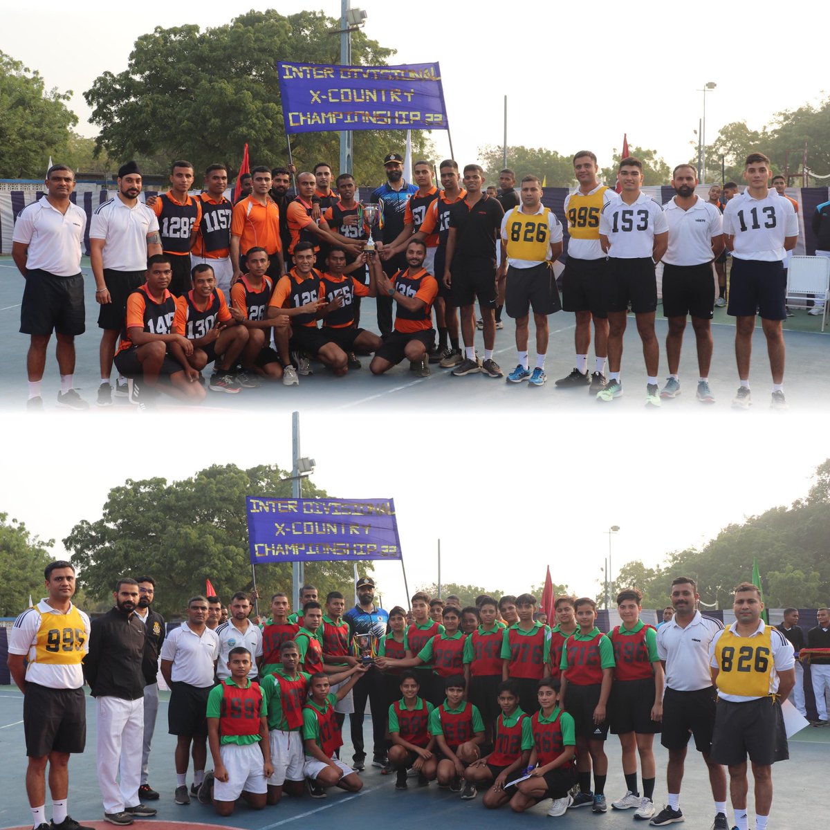IN_Valsura's tweet photo. #Fitness
A testament to self-will, divisional pride & stamina!
Instructors, staff & trainees, incl women Agniveers competed in Inter-Divisional Cross Country Championship @IN_Valsura. Teg Division won in tightly contested battle of team spirit & endurance.
#EspiritDeCorps https://t.co/xyOW4AqvMg