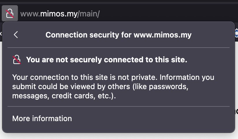 syafmovic's tweet photo. MIMOS get RM80 million boost the DIGITAL ID 
for secure data Malaysia
but the MIMOS NoSSL for secure the own Website Wordpress. https://t.co/D1cFeBveRW