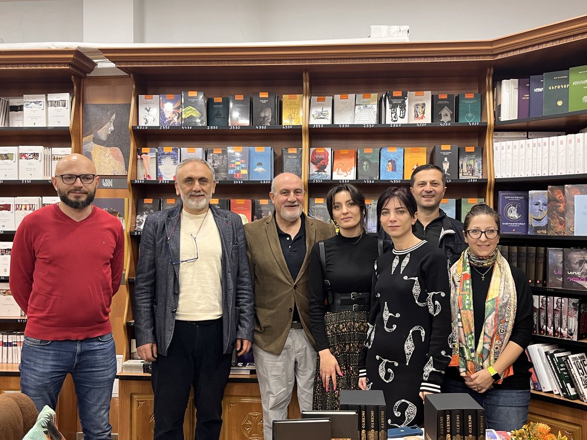 A visit to Antares the Armenian publisher of the Incerto.