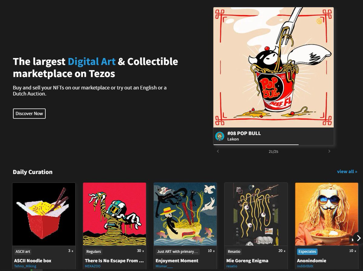 Yoooo! Thank you so much <a href="/objktcom/">objkt</a> to put up #IndomieLove mints on front page!!!