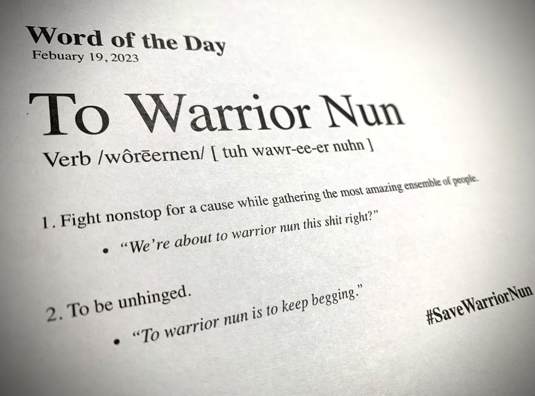 Warrior Nun Brasil ⚔️ on X: #WarriorNunS2 é top 4 no Brasil