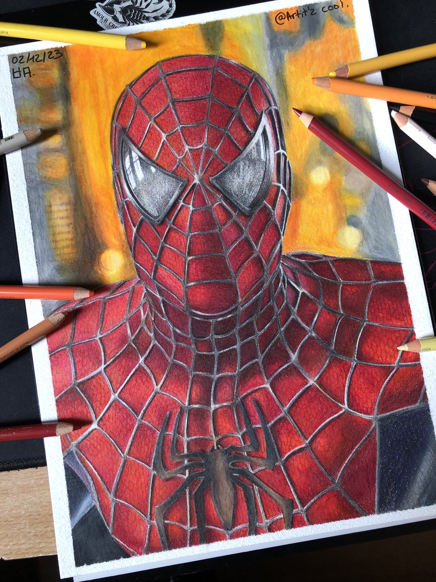RemyMTGN's tweet photo. Les gars j’ai ENFIN fini le spidey !! 

Bon encore beaucoup de taff pour apprendre à faire des fonds quali mais ça viendra ! Concentrez-vous sur le premier plan 🤌🏼

Hésitez pas à donner vos avis à RT+Likes apprécier évidemment 🫡 

Je le post dans la soirée sur insta : artitzcool https://t.co/f9yE3IlB11