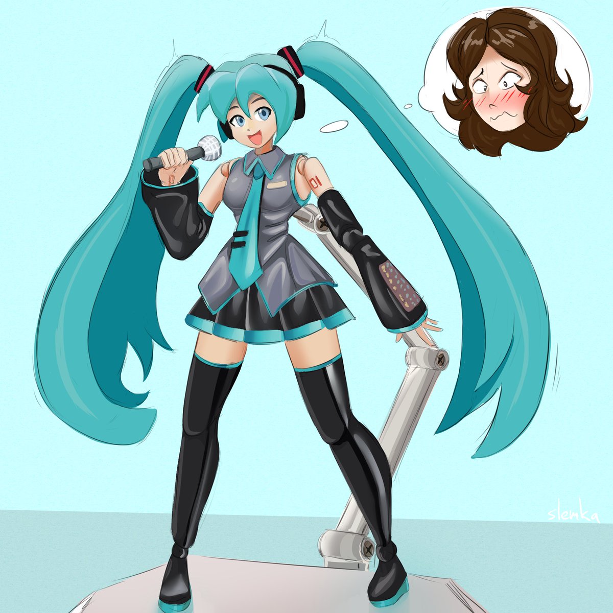 Miku Figurine / TGTF Inanimate
Patreon request for ty_eff