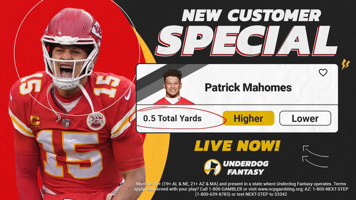 Zirksee's tweet image. ZirkMas DAY 2! EVERY day I’m giving away a $25 Xbox/PS5 gift card on twitter+one on YT! Retweet, Follow+Comment “ZirkMas” 👇🏻Don’t miss out on the .5 yards Mahomes special for SNF! Code ZIRK matches your first deposit up to $100! play.underdogfantasy.com/p-zirksee (not required to win)