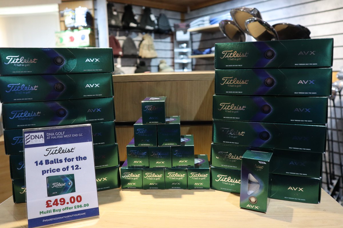 darrenarbergolf's tweet photo. For a limited period get 14 Titleist AVX for the price of 12 #titleist #titleistavx #golf #Halifax https://t.co/pEpaHE6Ad5