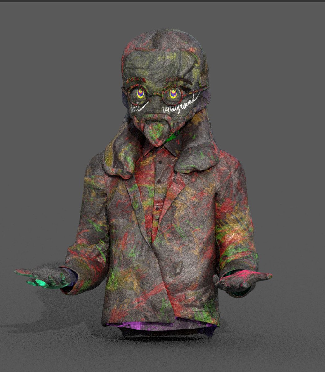 timparanitsa's tweet photo. Little behind the scene. Here is Murakami Statue and DeLorean created for #MKPillCreatorChallenge 
@takashipom @RTFKTcreators https://t.co/NyDVGAbbfg