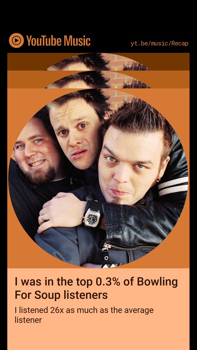 YouTube music on top with <a href="/bfsrocks/">Bowling For Soup</a> can't wait to see them next year !