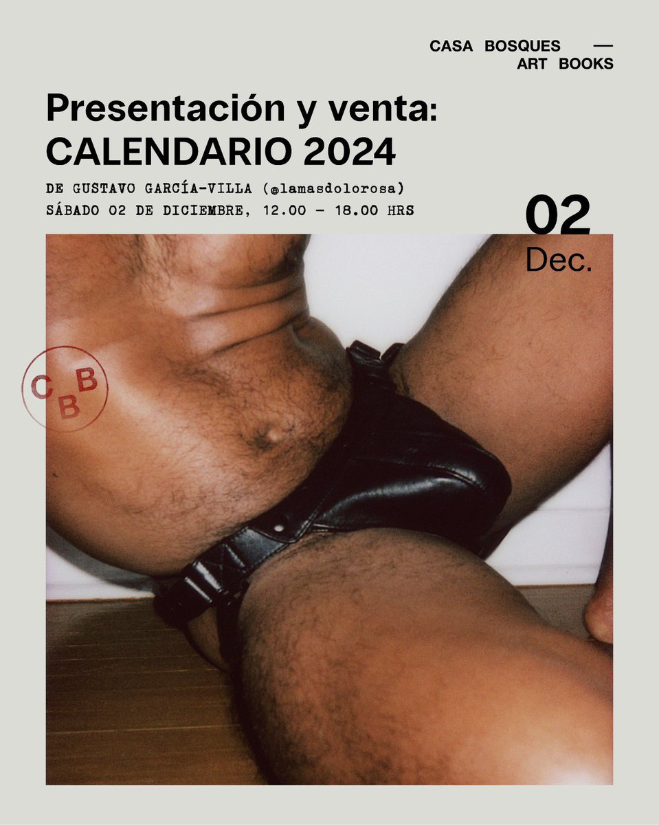 Casa_Bosques's tweet photo. Acompáñenos hoy en la venta especial del calendario de Gustavo García-Villa 🔥 https://t.co/eTsc2VCpOZ
