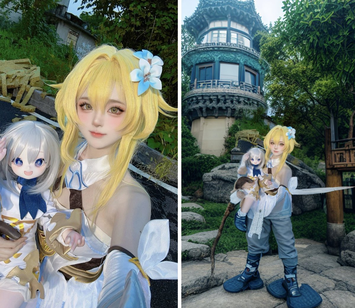 尝试一下AI扩图功能
Aiで画像を拡大すると🤔…
emmmm…( ；´Д｀)
#原神 #cosplay https://t.co/SjCfqS2WsY