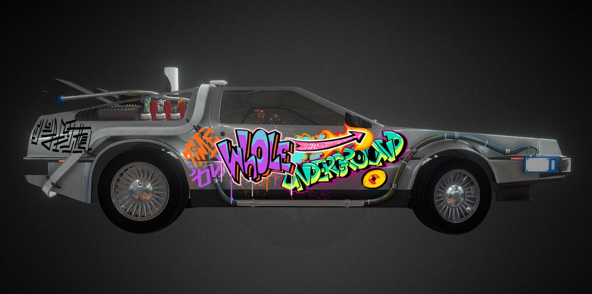 timparanitsa's tweet photo. Little behind the scene. Here is Murakami Statue and DeLorean created for #MKPillCreatorChallenge 
@takashipom @RTFKTcreators https://t.co/NyDVGAbbfg