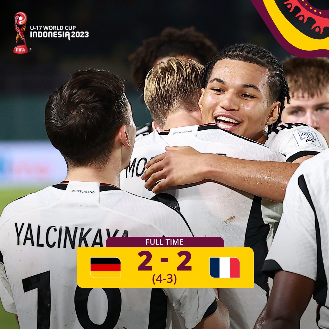 FIFAWorldCup's tweet photo. 🏆 Germany are crowned CHAMPIONS in Indonesia!

@DFB_Junioren | #U17WC