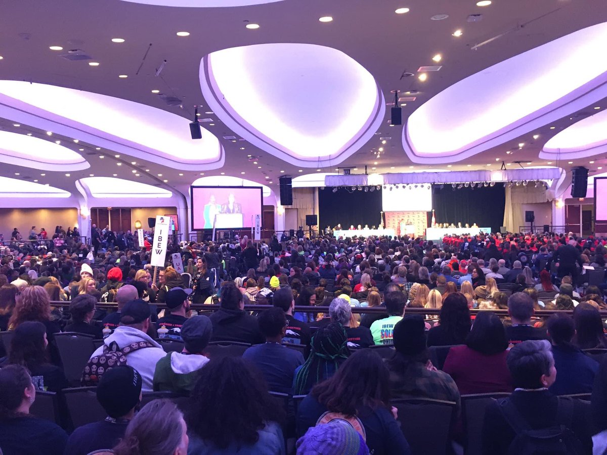 femalironworker's tweet image. To say that Trades Women Build Nation Conference is wild is a HUGE understatement.
3800 of us here in Washington, we will need a convention center next year!

Organize and UNIONIZE!
#NABTU @NABTU #Ironworkers #union