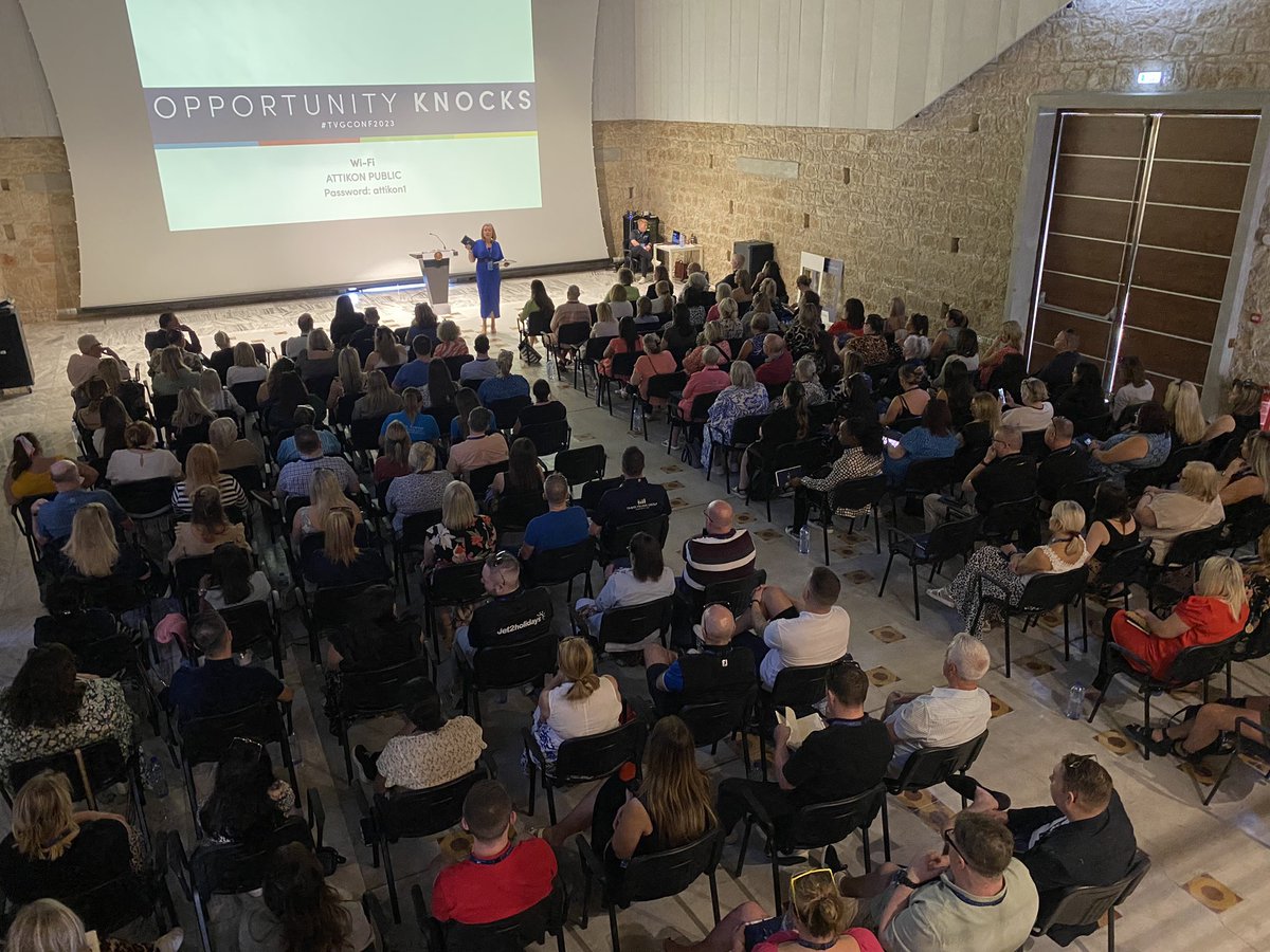 #tvgconf2023 delighted to be the mistress of ceremony at a great conference #cyprus