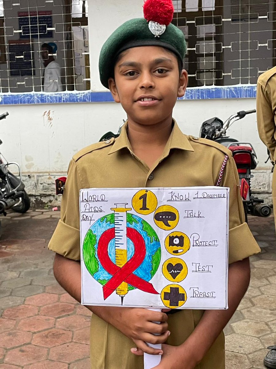 36Cadets's tweet photo. World AIDS Day observed in districts of Khandwa, Burhanpur, Barwani, Harda and Khargone by the institutes of 36 MP Battalion https://t.co/SvMdPI89JI