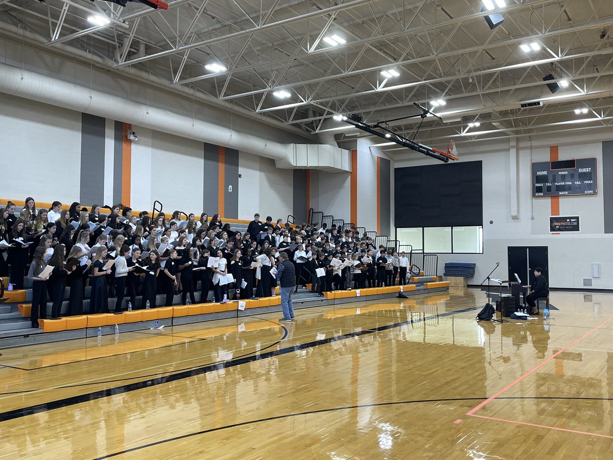 Rehearsals are going strong at ECKMEA Middle Level Honor Choir this morning! Lots of Shawnee Mission Indian Woods Choir students representing us with pride! <a href="/lwarren30/">Mrs. Warren</a> <a href="/Bclaypool63/">Brandon Claypool</a> <a href="/LCteach_learn/">Lindsey Constance</a> <a href="/theSMSD/">SM School District</a>