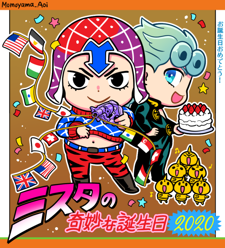 Momoyama_Aoi's tweet photo. #グイード・ミスタ誕生祭2023
#グイード・ミスタ生誕祭 #jjba
ミスタ誕生日おめでとう🥳🎉🎂🔫過去の誕生日絵などまとめです。 https://t.co/bqS7jH7OcB
