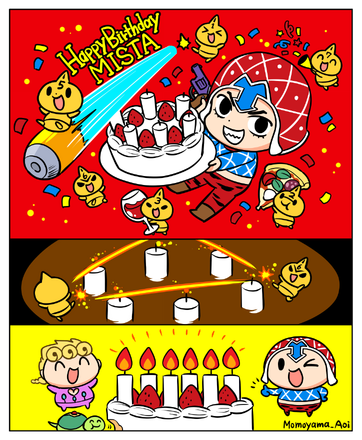 Momoyama_Aoi's tweet photo. #グイード・ミスタ誕生祭2023
#グイード・ミスタ生誕祭 #jjba
ミスタ誕生日おめでとう🥳🎉🎂🔫過去の誕生日絵などまとめです。 https://t.co/bqS7jH7OcB