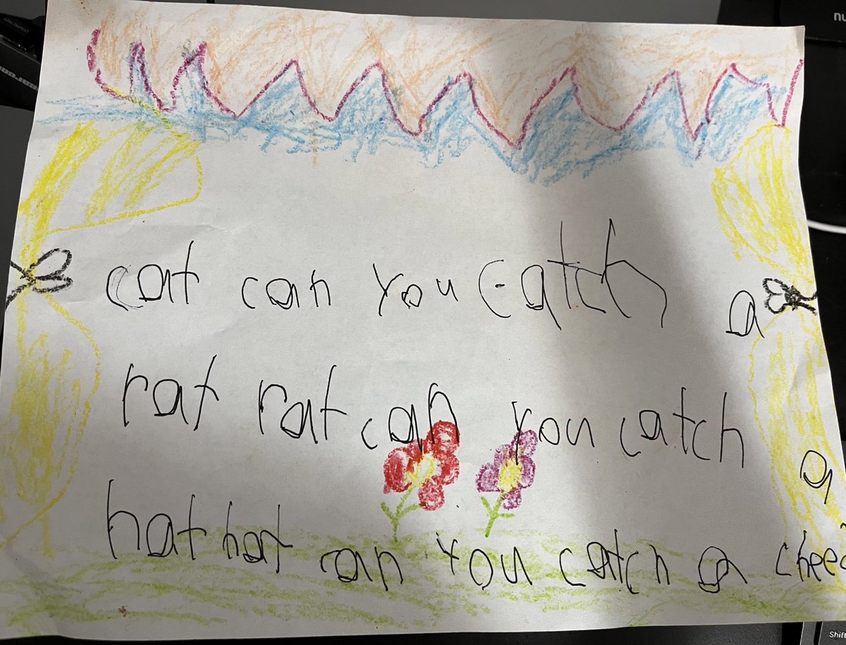 Looking forward to my first time at #ACNP2023 ! I will be presenting our work on sex difference in the common genetic architecture of the human brain at the Wednesday poster session!

Also, my six year old wrote this poem and asked if I could read it at the meeting:
🐱 🐀 🎩 🧀
