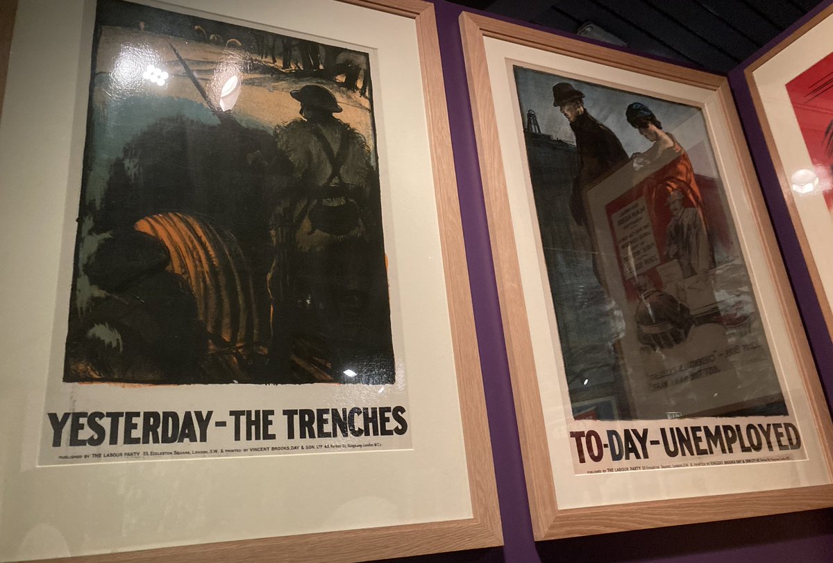 RTHondavehanson's tweet photo. Good event today at people’s history museum in Manchester to discuss  1923 election and forming  of the first labour administration - -a chance to look at  exhibits on site ,ideal for the political history nerd - all below from the December 1923 contest 100 years ago this week https://t.co/tAK5jzYbtm